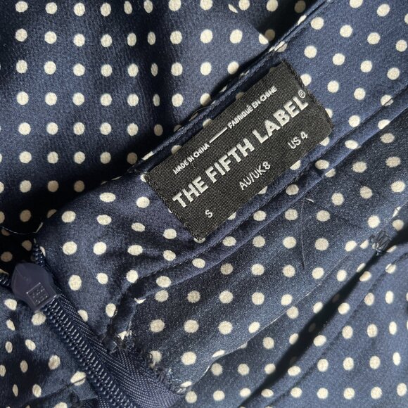 The Fifth Label Navy Polka Dot Midi Skirt - Picture 4 of 4